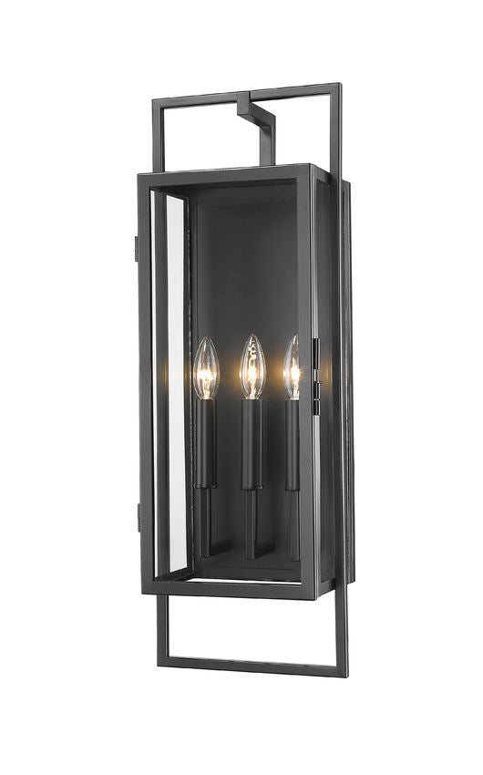 LUCIAN luminaire mural extérieur noir 598B-BK | Luminaire Plus.ca