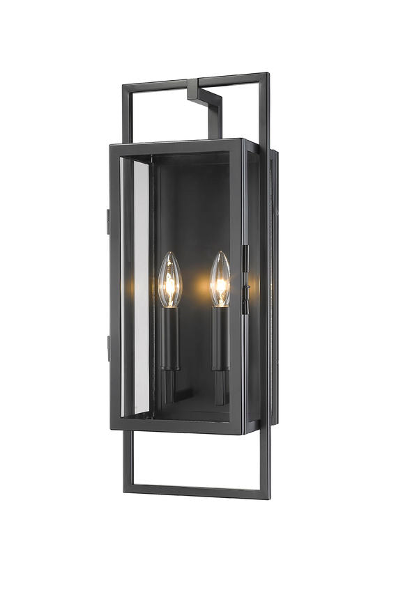 LUCIAN luminaire mural extérieur noir 598M-BK | Luminaire Plus.ca