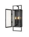LUCIAN luminaire mural extérieur noir 598M-BK | Luminaire Plus.ca