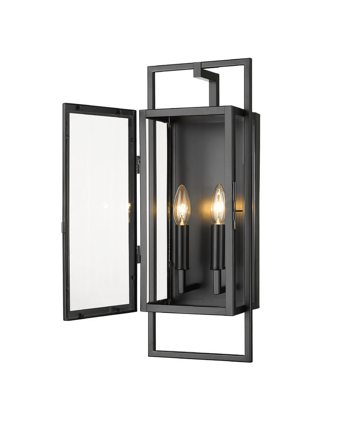 LUCIAN luminaire mural extérieur noir 598M-BK | Luminaire Plus.ca