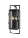 LUCIAN luminaire mural extérieur noir 598S-BK | Luminaire Plus.ca