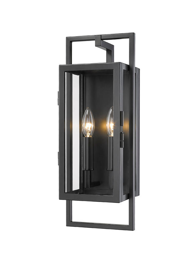 LUCIAN luminaire mural extérieur noir 598S-BK | Luminaire Plus.ca
