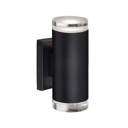 NORFOLK luminaire mural noir 601432BK-LED