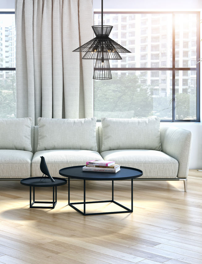 ALITO luminaire suspendu noir 6015-6MB | Luminaire Plus.ca