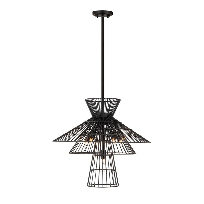 ALITO luminaire suspendu noir 6015-6MB | Luminaire Plus.ca
