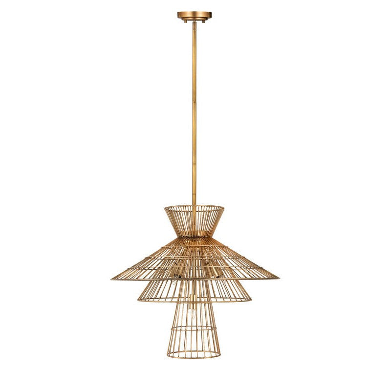 ALITO luminaire suspendu doré 6015-6RB | Luminaire Plus.ca