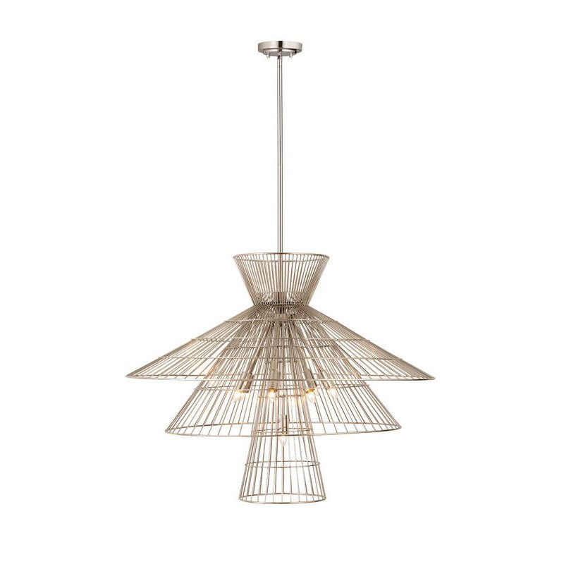 ALITO luminaire suspendu chrome 6015-8PN | Luminaire Plus.ca