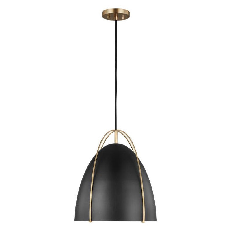 NORMAN luminaire suspendu noir et doré 6551701-848 | Luminaire Plus.ca