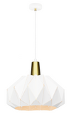 ORIGAMI luminaire suspendu blanc C70901WH | Luminaire Plus.ca