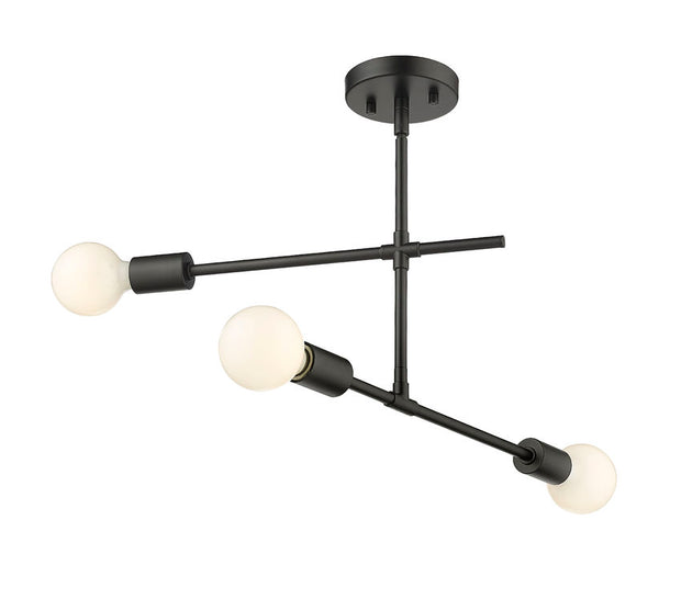 MODERNISTE luminaire plafonnier noir IL-108F | Luminaire Plus.ca