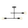 MODERNISTE luminaire plafonnier noir IL-108F