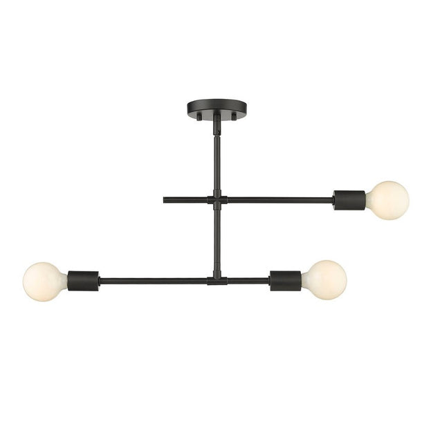 MODERNISTE luminaire plafonnier noir IL-108F | Luminaire Plus.ca