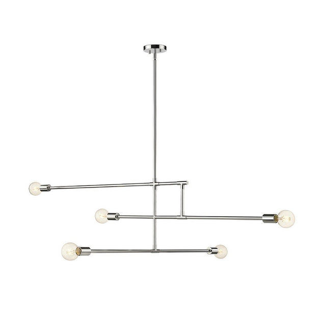 MODERNISTE luminaire suspendu chrome 731-5CH | Luminaire Plus.ca