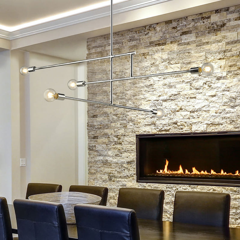 MODERNISTE luminaire suspendu chrome 731-5CH | Luminaire Plus.ca