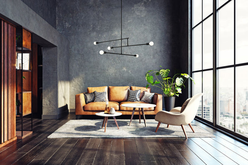 MODERNISTE luminaire suspendu noir 731-5MB | Luminaire Plus.ca