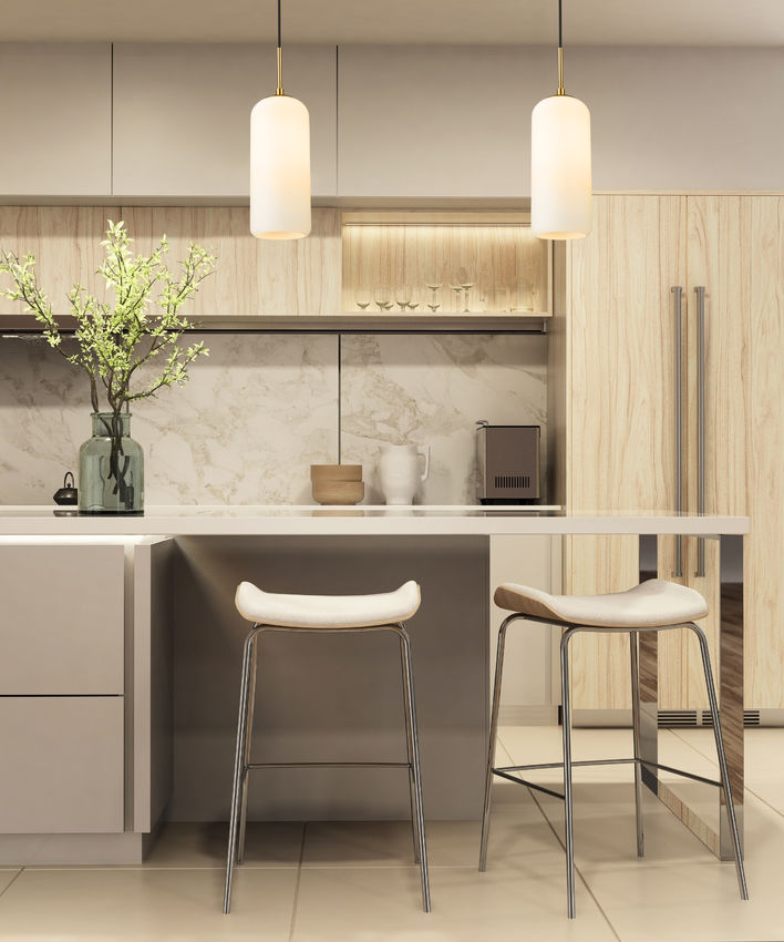 MONTY luminaire suspendu doré 732P17-HBR | Luminaire Plus.ca