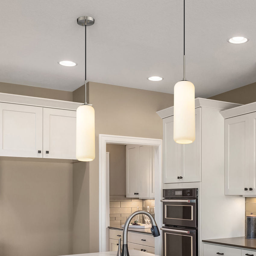 MONTY luminaire suspendu nickel brossé 732P22-BN | Luminaire Plus.ca