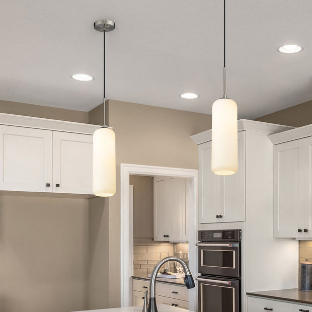 MONTY luminaire suspendu nickel brossé 732P22-BN | Luminaire Plus.ca