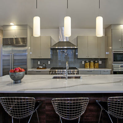 MONTY luminaire suspendu nickel brossé 732P22-BN | Luminaire Plus.ca