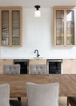 BRYANT luminaire plafonnier noir 733F1-MB | Luminaire Plus.ca