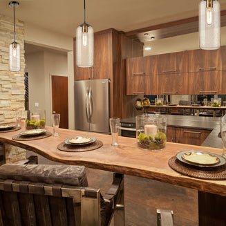 MONTY luminaire suspendu nickel brossé 738P17-BN | Luminaire Plus.ca