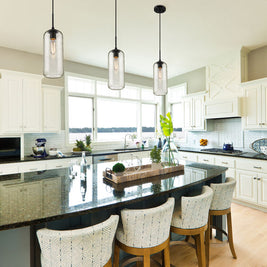 MONTY luminaire suspendu noir 738P17-MB | Luminaire Plus.ca