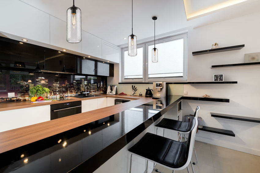 MONTY luminaire suspendu noir 738P17-MB | Luminaire Plus.ca