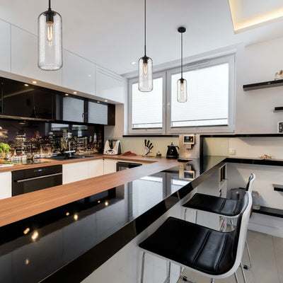 MONTY luminaire suspendu noir 738P17-MB | Luminaire Plus.ca