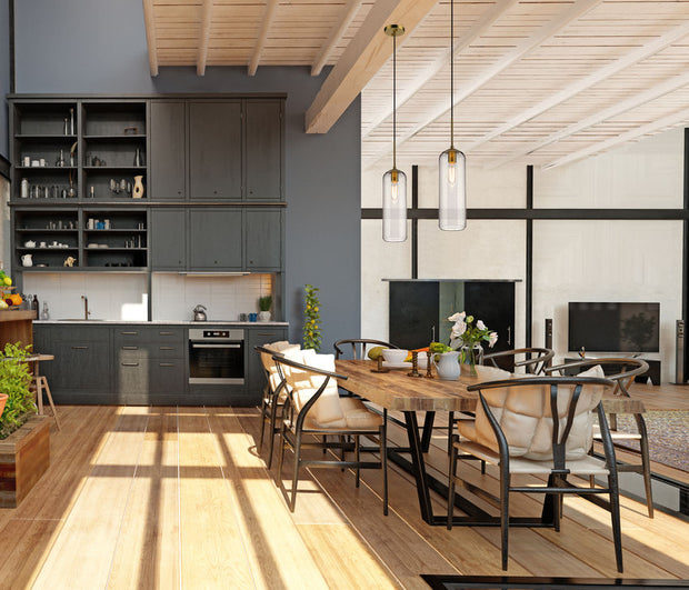 MONTY luminaire suspendu doré 738P22-HBR | Luminaire Plus.ca