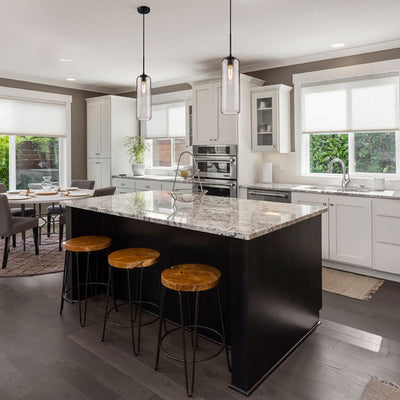 MONTY luminaire suspendu noir 738P22-MB | Luminaire Plus.ca