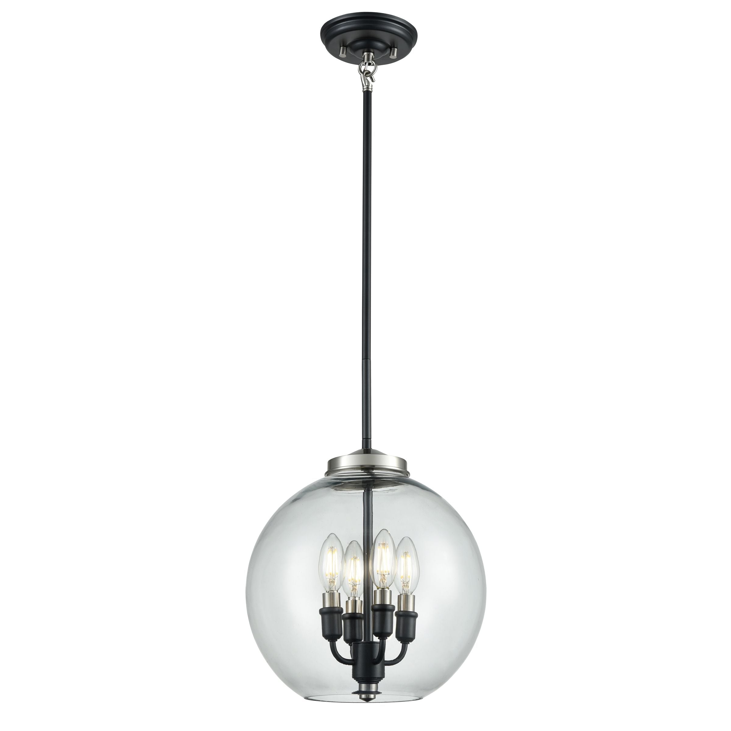 FRONTENAC luminaire suspendu graphite DVP35048MF+GR-CL | Luminaire Plus.ca