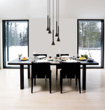 CORTADERAS luminaire suspendu noir et doré 97606A