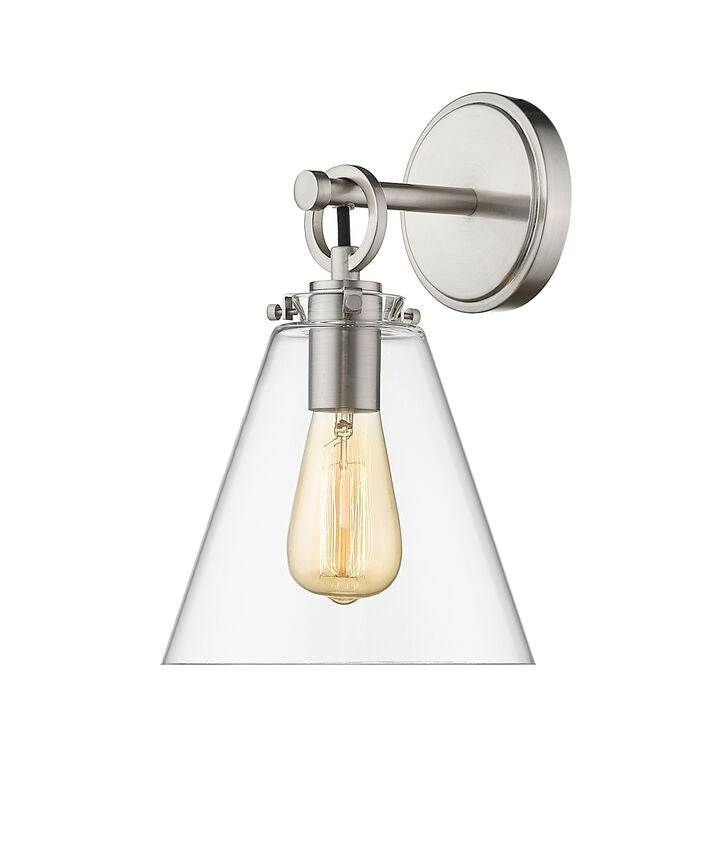 HARPER luminaire mural nickel brossé 806-1S-BN | Luminaire Plus.ca