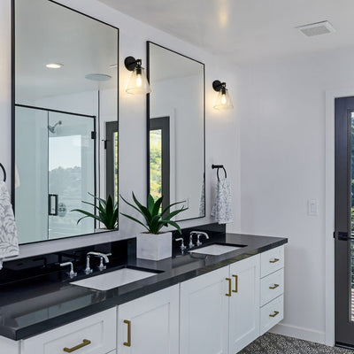 HARPER luminaire mural noir 806-1S-MB | Luminaire Plus.ca