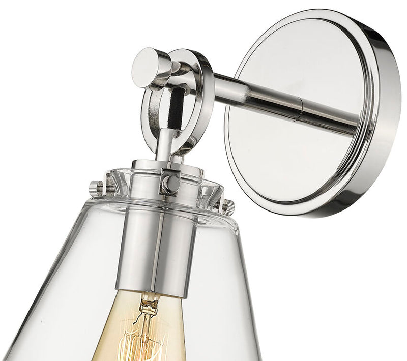 HARPER luminaire mural chrome 806-1S-PN | Luminaire Plus.ca