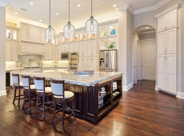 PEARSON luminaire suspendu nickel brossé 817-12BN | Luminaire Plus.ca