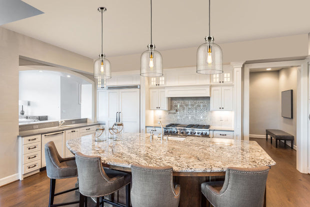 PEARSON luminaire suspendu nickel brossé 817-9BN | Luminaire Plus.ca