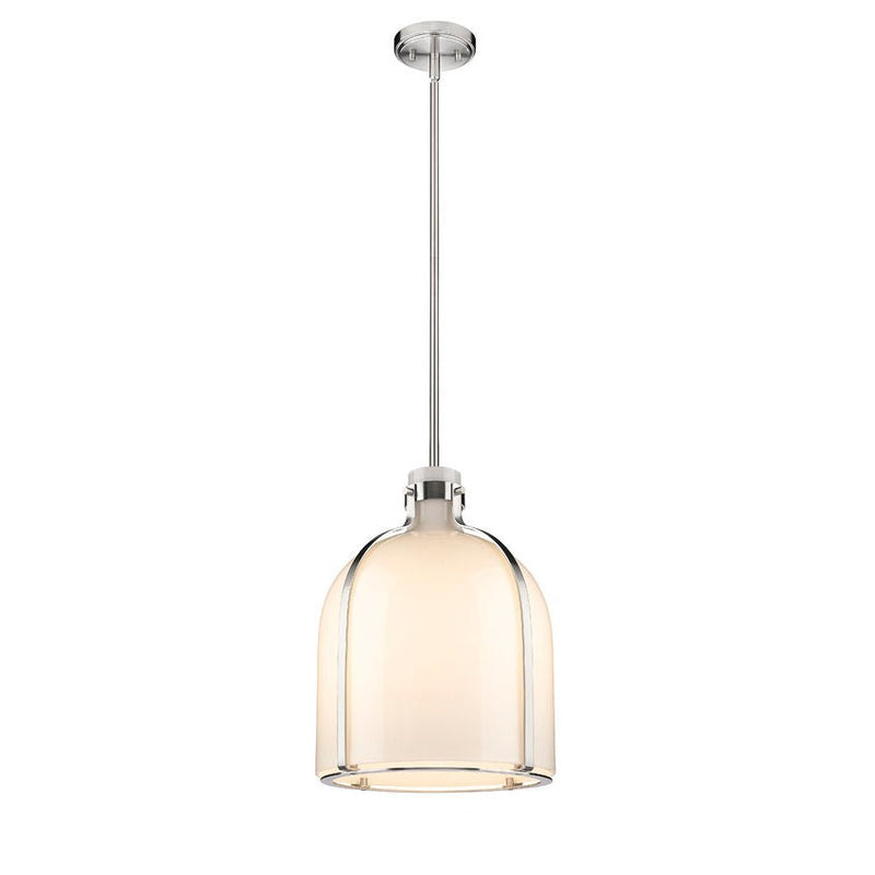 PEARSON luminaire suspendu nickel brossé 818-12BN | Luminaire Plus.ca