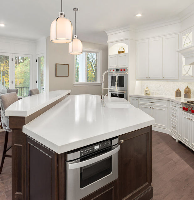 PEARSON luminaire suspendu nickel brossé 818-12BN | Luminaire Plus.ca