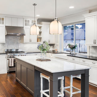 PEARSON luminaire suspendu nickel brossé 818-12BN | Luminaire Plus.ca