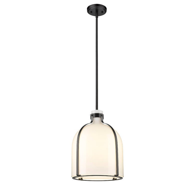 PEARSON luminaire suspendu noir 818-12MB | Luminaire Plus.ca