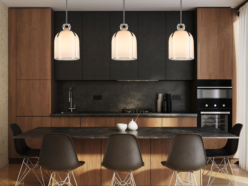PEARSON luminaire suspendu chrome 818-9PN | Luminaire Plus.ca
