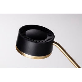 POLARIS lampe de table noir et doré T140979-BLACK | Luminaire Plus.ca