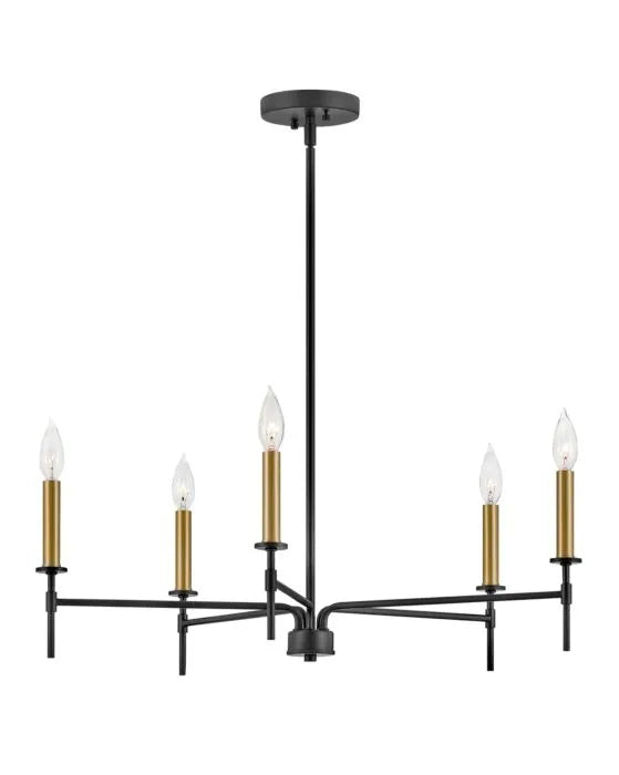 HUX luminaire suspendu doré et noir 83075BK | Luminaire Plus.ca