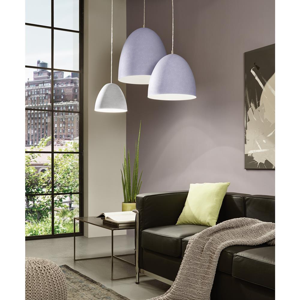 SARABIA luminaire métal gris imitation béton 94355A| Luminaire Plus.ca