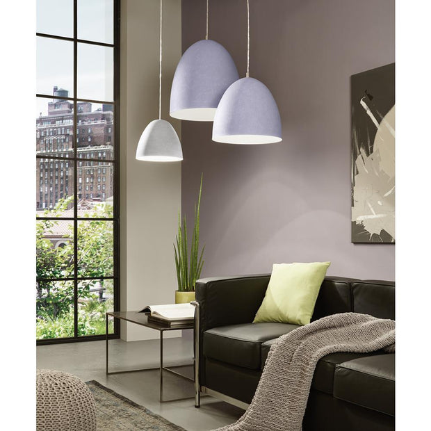 SARABIA luminaire métal gris imitation béton 94355A| Luminaire Plus.ca