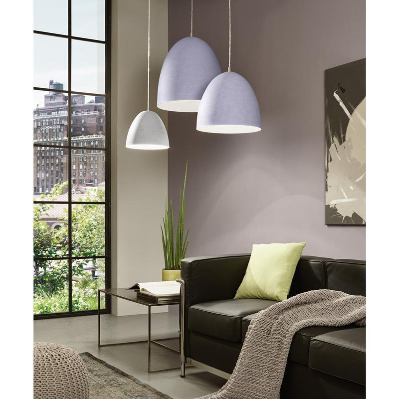 SARABIA luminaire suspendu métal gris imitation béton 94352A