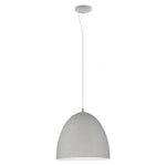 SARABIA luminaire suspendu métal gris imitation béton 94354A