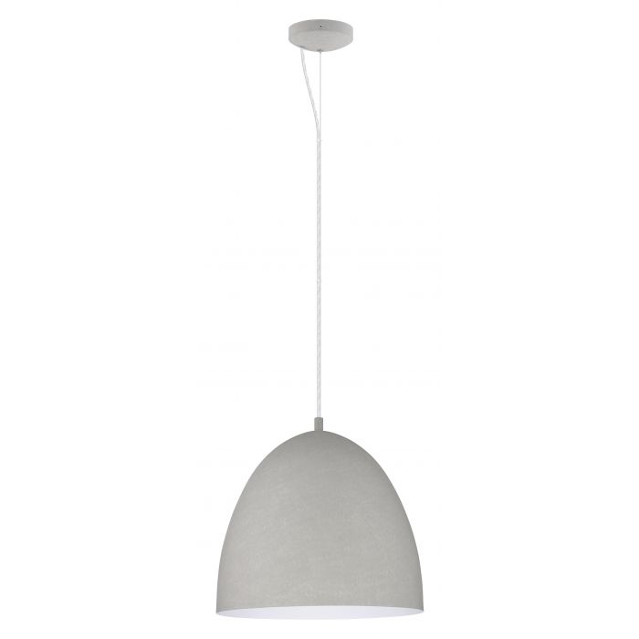 SARABIA luminaire suspendu métal gris imitation béton 94354A