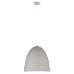 SARABIA luminaire suspendu métal gris imitation béton 94355A